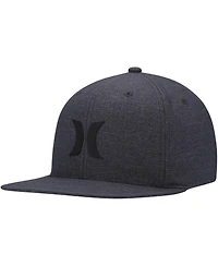 Men's Hurley Heather Black Phantom Core Snapback Hat