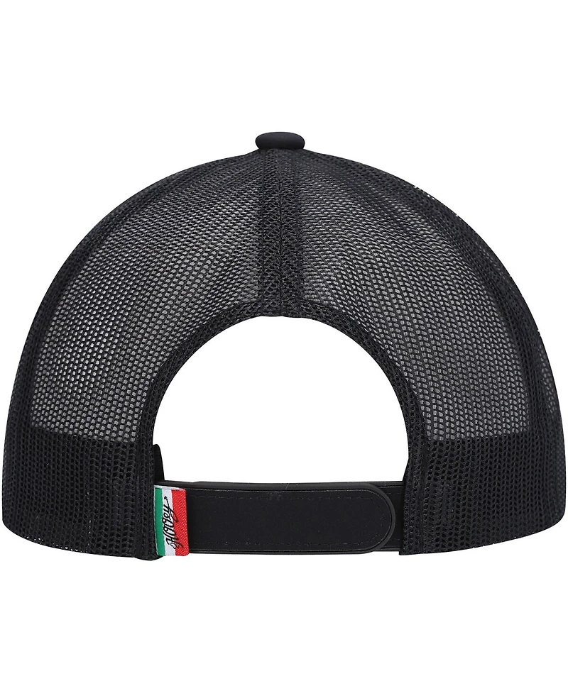 Men's HOOey Black Boquillas Trucker Snapback Hat