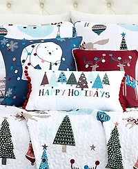 Southshore Fine Linens Winter Wonderland Oversized Reversible 6-Pc. Quilt Set, Full/Queen