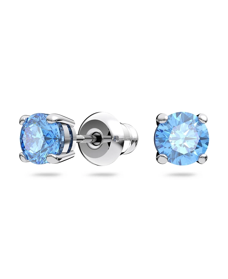 Swarovski Sparkling Dance Round Cut Rhodium Plated Set