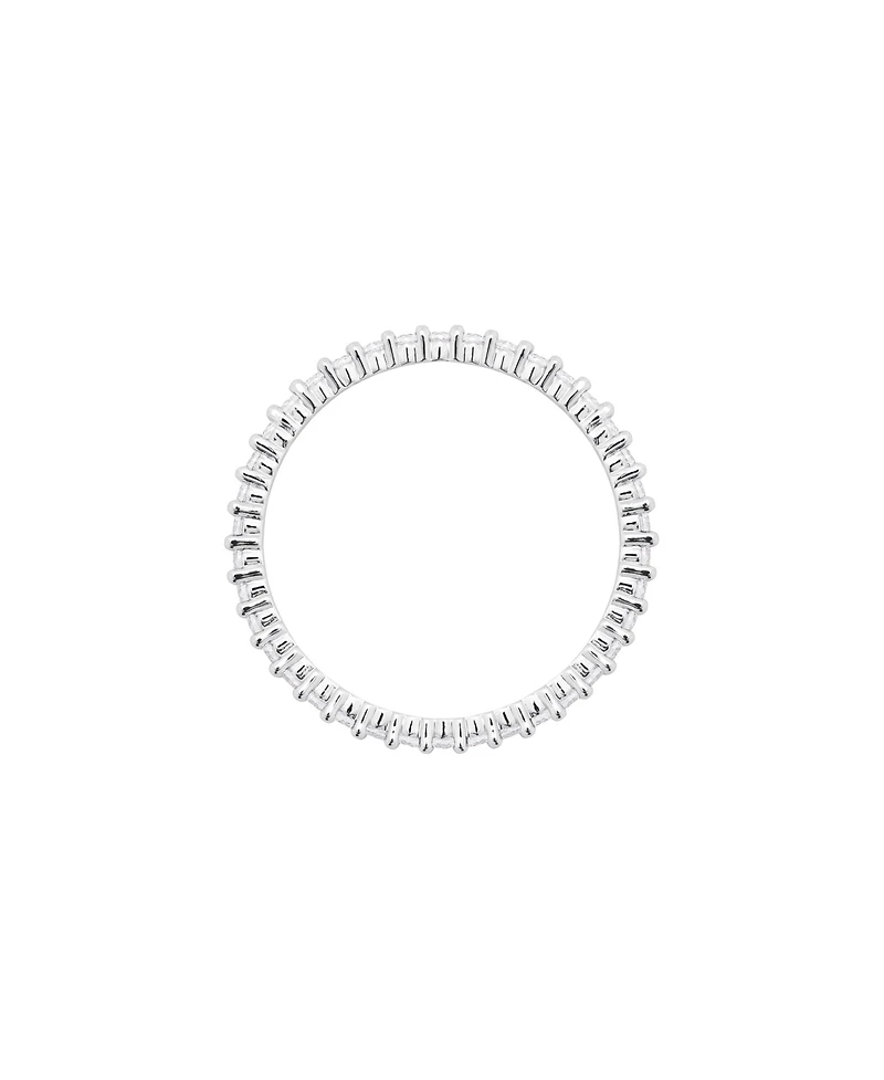 Swarovski Vittore Round Cut Rhodium Plated Ring