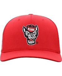 Men's Top of The World Red Nc State Wolfpack Reflex Logo Flex Hat