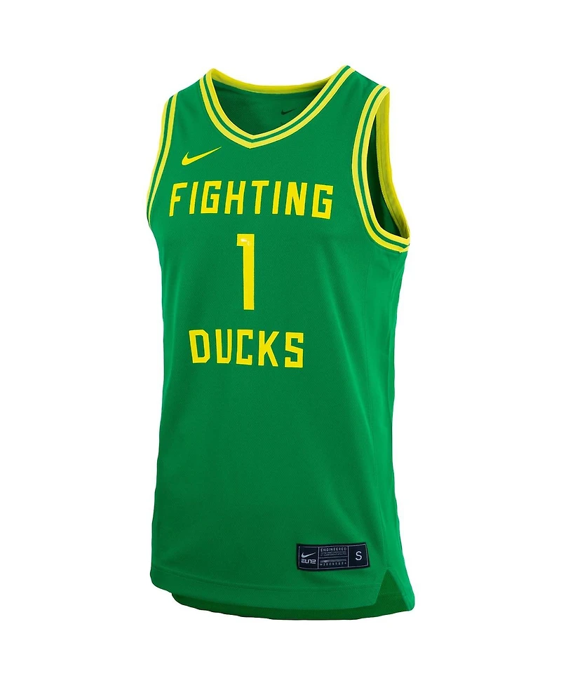 Nike Men's #1 Oregon Ducks Replica Team Basketball Jersey