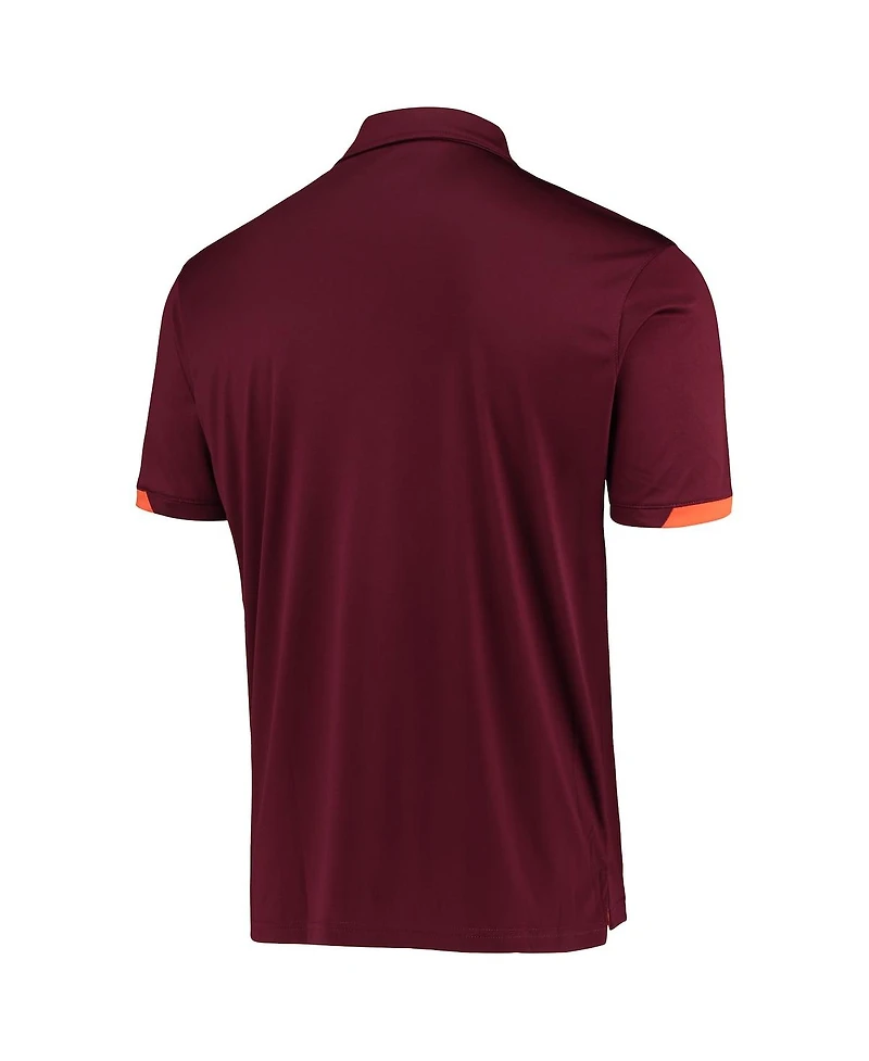 Men's Colosseum Maroon Virginia Tech Hokies Santry Polo Shirt