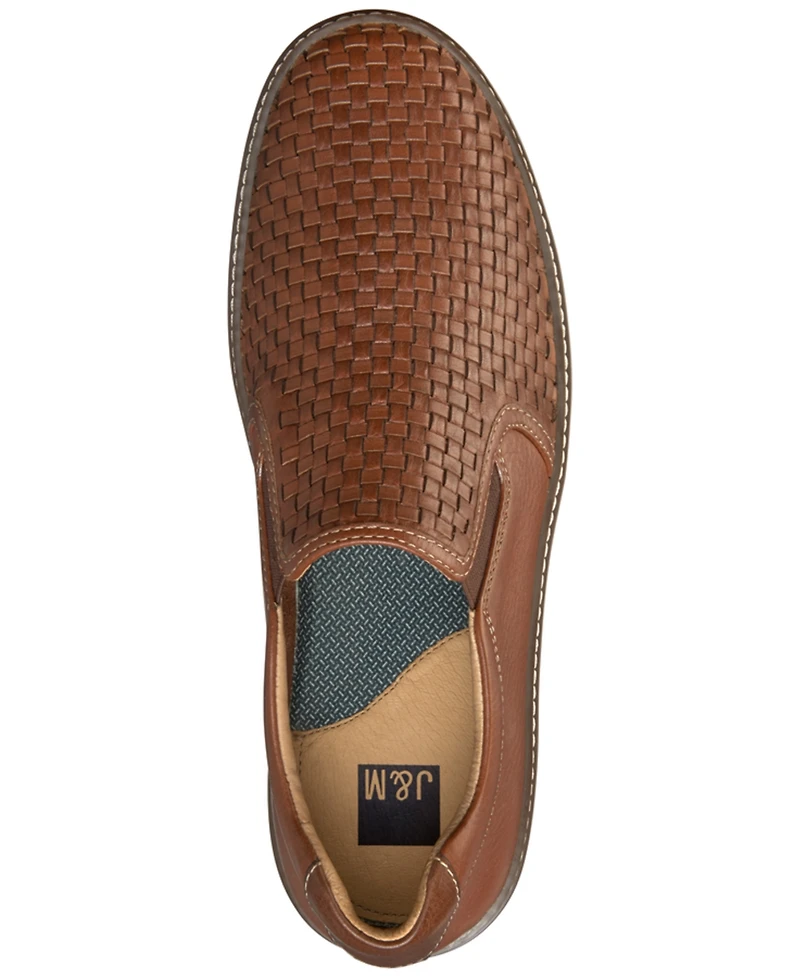 Johnston & Murphy Men's McGuffey Woven Slip-On Loafers
