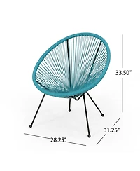 Anson Outdoor Hammock Weave Chair Set, 2 Piece