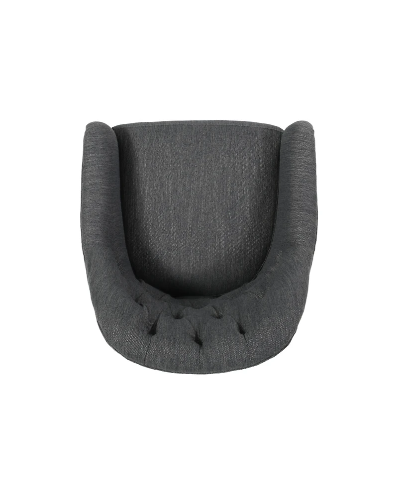 Barbour Tufted Home Office Chair with Swivel Base