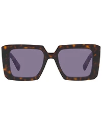 Prada Low Bridge Square Women's Sunglasses, Pr 23YSF