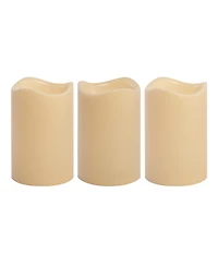 Battery Operated Led Pillar Candles