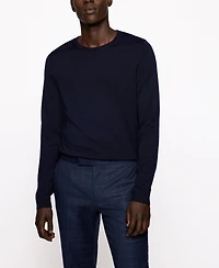 Boss by Hugo Men's Slim-Fit Merino Wool Sweater