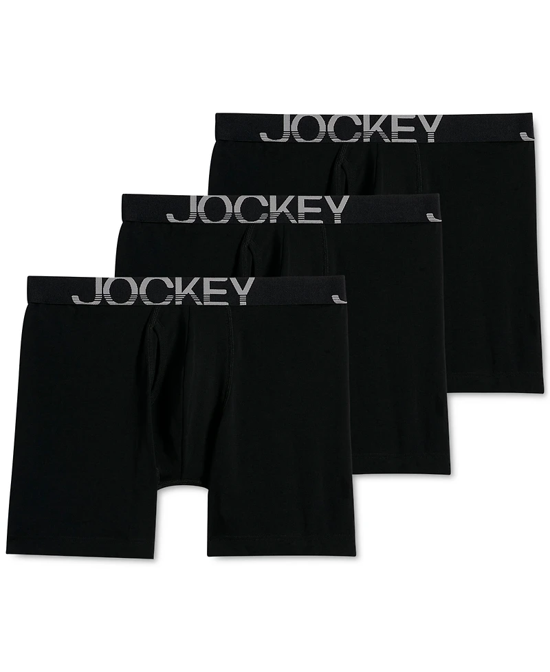 Jockey 3-Pack ActiveStretch 7" Boxer Briefs