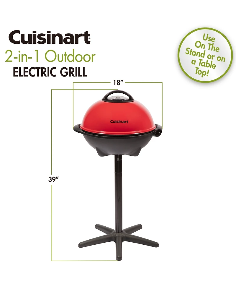 Cuisinart Ceg-115 Portable Outdoor Electric Grill