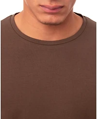 X-Ray Men's Soft Stretch Crew Neck Long Sleeve T-shirt