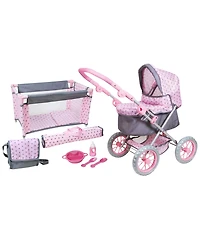 Lissi Combo Baby Doll Play Set with Accessories, 11 Pieces