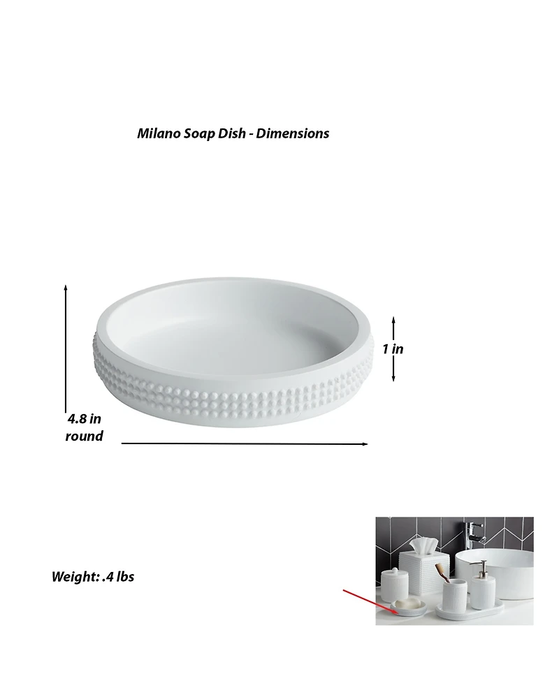 Roselli Trading Company Milano Soap Dish