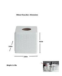 Roselli Trading Company Milano Tissue Box Cover