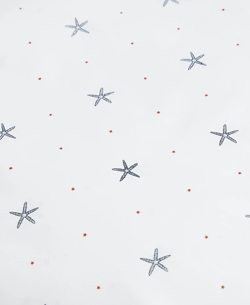 Nautica Star Spangled Coastal Cotton Percale -Piece Sheet Set
