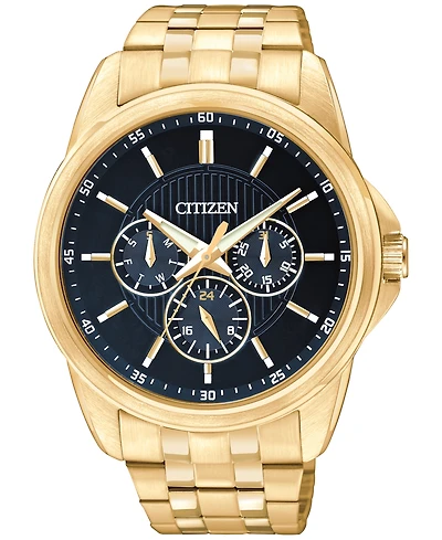 Citizen Men's Gold-Tone Stainless Steel Bracelet Watch 42mm AG8342-52L