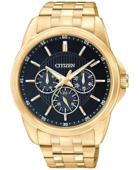 Citizen Men's Gold-Tone Stainless Steel Bracelet Watch 42mm AG8342-52L
