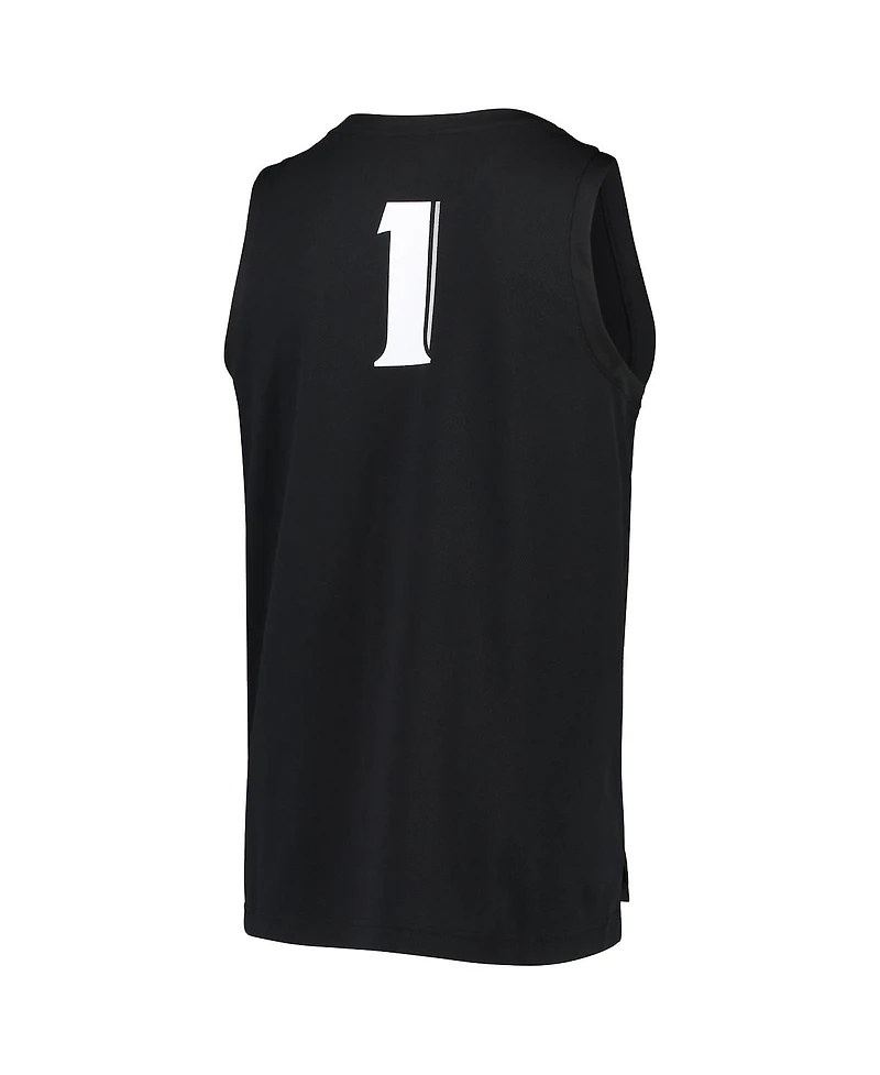 Men's Nike #1 Black Xavier Musketeers Team Replica Basketball Jersey
