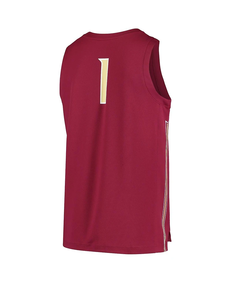 Men's and Women's Nike #1 Garnet Florida State Seminoles Replica Basketball Jersey