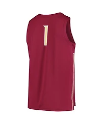 Men's and Women's Nike #1 Garnet Florida State Seminoles Replica Basketball Jersey