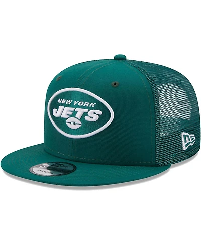 Men's New Era Green New York Jets Classic Trucker 9FIFTY Snapback Hat