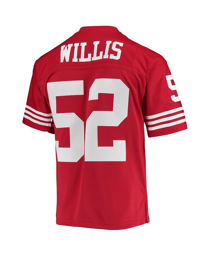 Men's Mitchell & Ness Patrick Willis Scarlet San Francisco 49ers 2007 Legacy Replica Jersey