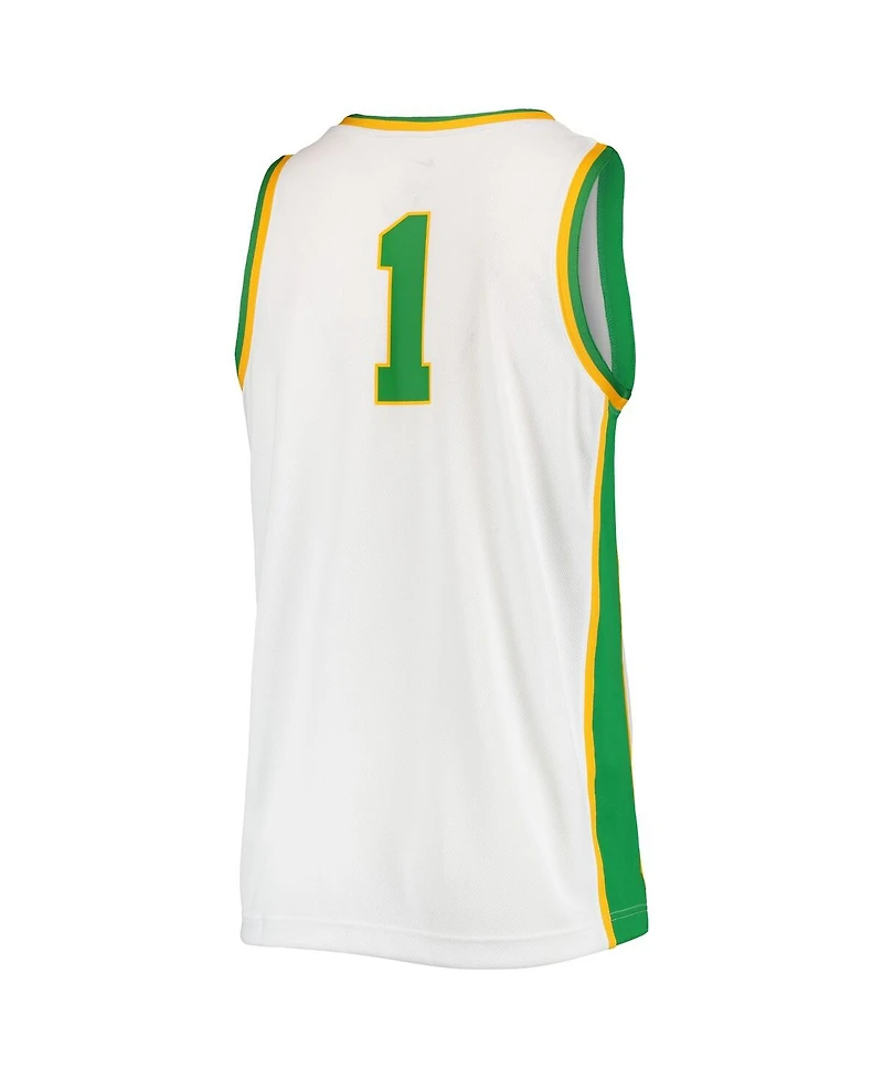 Nike Men's #1 Oregon Ducks Replica Team Basketball Jersey
