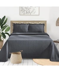 Superior 100 Cotton Fleur De Lis Medallion All Season Coverlet Sets