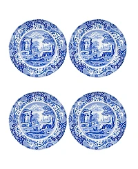 Spode Blue Italian Dinner Plates, Set of 4