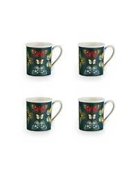 Portmeirion Botanic Garden Harmony Mugs, Set of 4