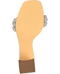 Journee Collection Women's Sashaa Braided Rhinestone Sandals