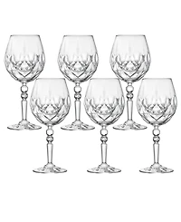 Lorren Home Trends Alkemist 6 Piece Stemmed Goblet Set