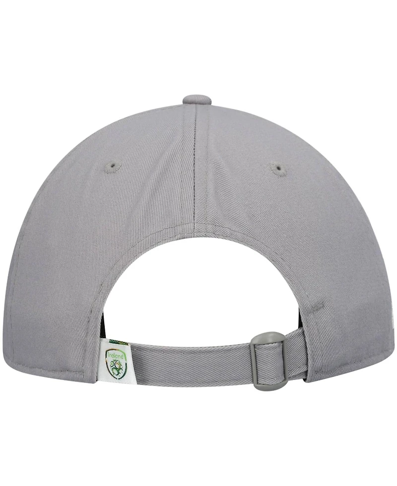 Men's New Era Gray Ireland National Team 100th Anniversary 9TWENTY Adjustable Hat
