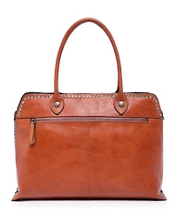 Old Trend Women's Genuine Leather Soul Stud Satchel Bag