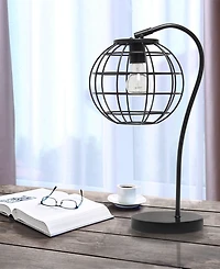 Lalia Home Arched Metal Cage Table Lamp