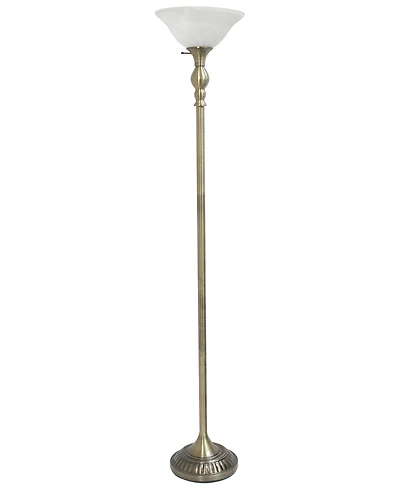 Elegant Designs 1 Light Torchiere Floor Lamp