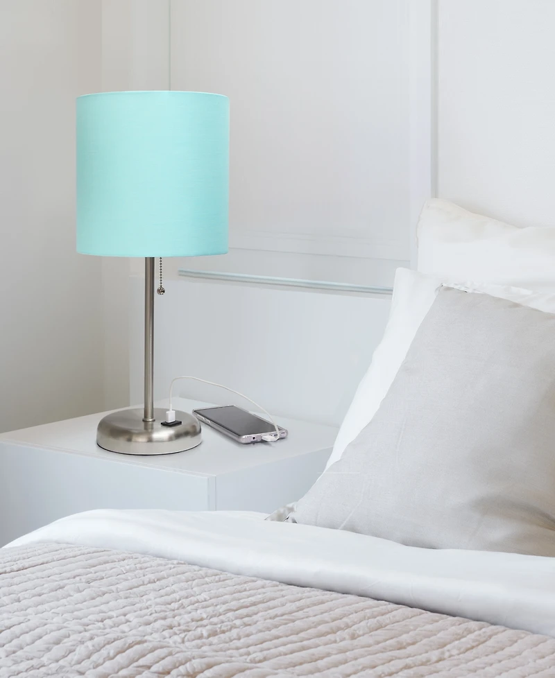 LimeLights Stick Lamp with Usb Charging Port