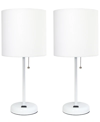 LimeLights Stick Lamp with Charging Outlet