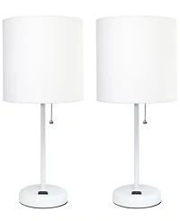 LimeLights Stick Lamp with Charging Outlet