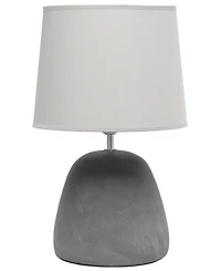 Simple Designs Round Concrete Table Lamp