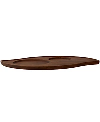 Noritake Kona Wood Wave Serving Tray, 16.75"
