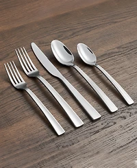 Cambridge Silversmiths Rhyme Mirror Flatware Set, 20 Piece