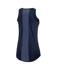 Women's Nike Navy Boston Red Sox Logo Fade High Neck Performance Tank Top
