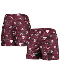 Men's Foco Maroon Texas A&M Aggies Island Palm Swim Trunks