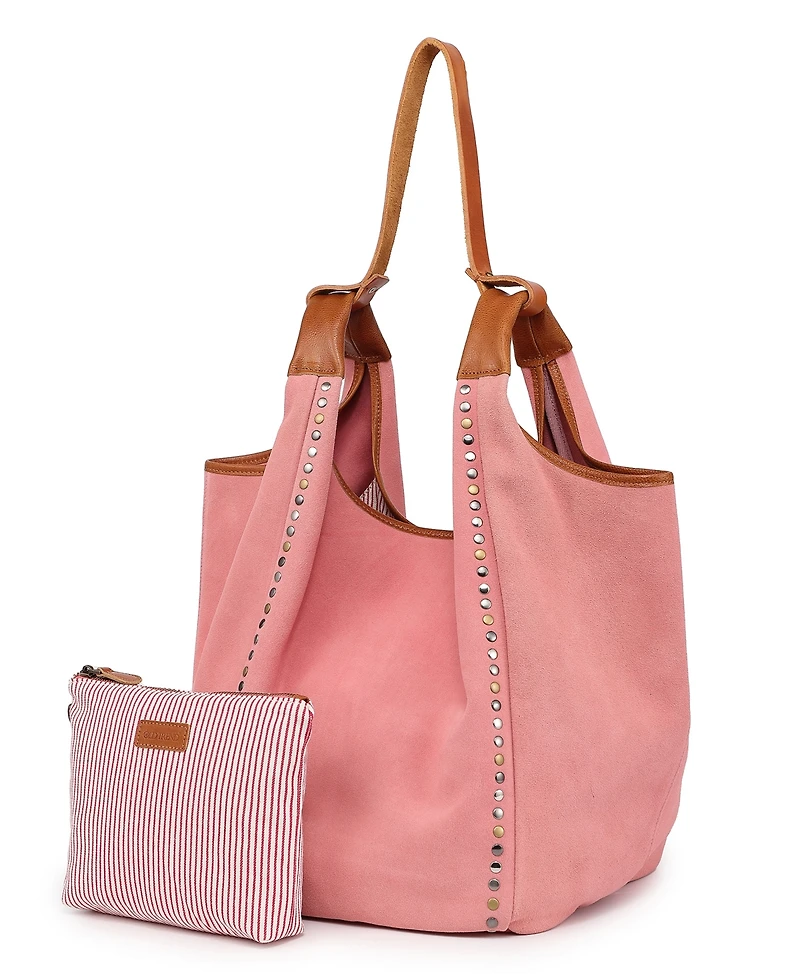 Old Trend Women's Genuine Leather Rose Valley Hobo Bag