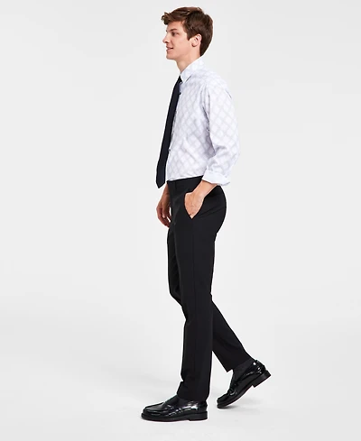 Bar Iii Men's Skinny Fit Wrinkle-Resistant Wool-Blend Suit Separate Pant, Created for Macy's - Close Out!
