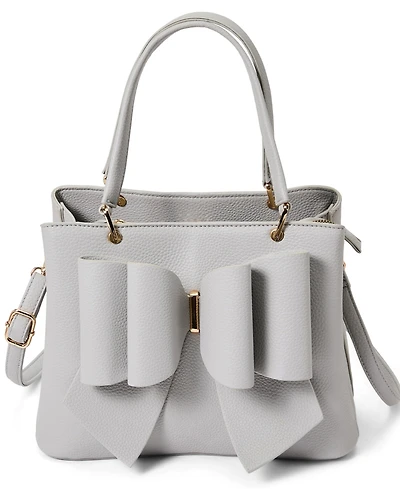 Women's Jenna Triple Compartment Bowtie Satchel Bag