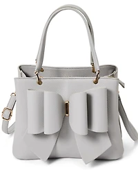 Women's Jenna Triple Compartment Bowtie Satchel Bag